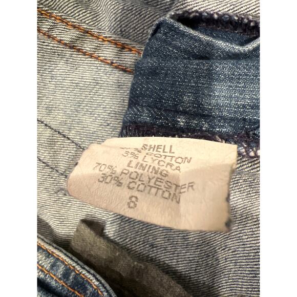 Boston Proper Women’s High Waisted Cotton Stretch Bootcut Denim Jeans Sz 8 Blue - Picture 6 of 6